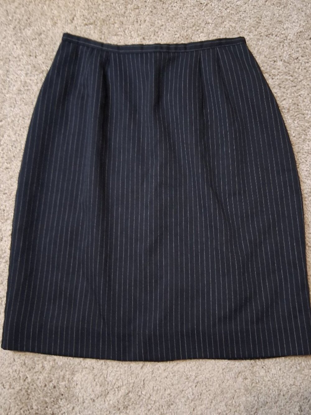 Vintage Lloyd New York Pinstripe Pencil Skirt